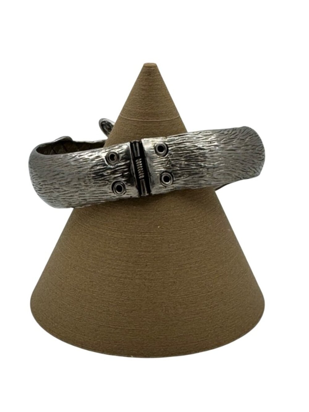 Castlecliff Fox Clamper Bracelet Silver-Tone Cuff Bracelet Animal Statement - Picture 3 of 9